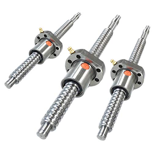 3 Anti Backlash ballscrew Ball Screw RM1605 300/650/1400mm C7 CNC end