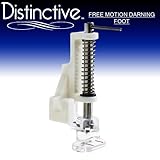 Distinctive Free-Motion Darning Quilting Sewing Machine Presser Foot - Fits All Low Shank Singer, Brother, Babylock, Euro-Pro, Janome, Kenmore, White, Juki, New Home, Simplicity, Elna and More!