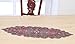 Linen Clubs Hand Made Beaded Table Runner - 13X36 Inch in Mini Paisley Design Teal Silver Gold, Skillfully Designed by Indian Artisans Home Decor Mat for All Occasions, Christmas/New Year Decor