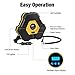NOOX Portable Air Compressor Tire Inflator Electric Digital Tire Pump for Car Truck Bicycles Balls & Inflatable Water Pool Toys with LED Light Emergency Tool for Car Travel 12v DC 150 PSI