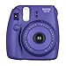 Fujifilm Instax Mini 8 Instant Film Camera (Grape) with Fujifilm Instax Mini 6 Pack Instant Film (60 Shots) + Compact Bag Case + Batteries Top Kit - International Version (No Warranty)