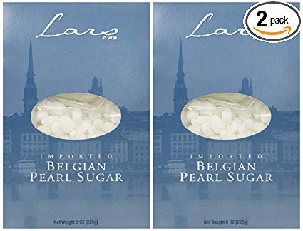 Lars' Own Belgian Pearl Sugar 8 Ounces (Pack of 2) (Limited Edition)