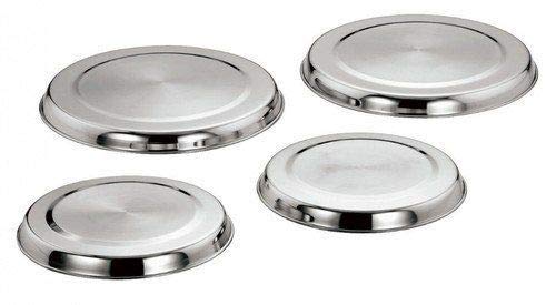 Vinod Stainless Steel Electric Cooker Hob Ring Cover Lid Set of 4
