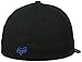 Fox Racing Men's Standard Flex 45 Flexfit HAT, Black/Blue, S/M