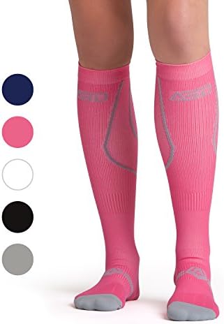 Premium Compression Socks 4 Recovery by ABD ATHLETE feature 15-20 mmHg Graduated Compression Technology Making Ideal Air Travel, Shin Splints, Diabetic &amp; Crossfit socks 4 Men &amp; Women