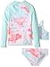 The Children's Place Girls' 3-Piece Rashguard Swim Set