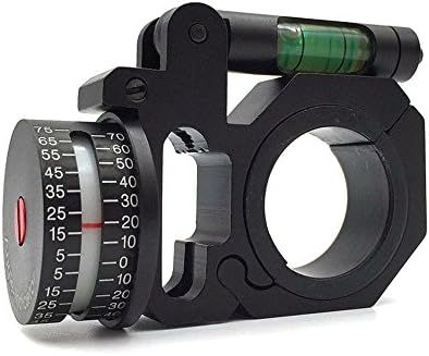 KINGWOLFOX Ring Angle Degree Indicator (ADI/ACI) &amp; bubble level 1"/30mm Mount for Scopes