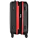 Olympia U.S.A. Apache 3-Piece Expandable Hardside Luggage Set with Spinner Wheels, Black/Purple