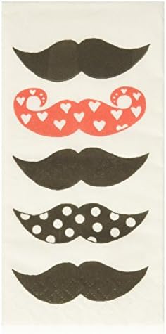 Les Moustaches Novelty Paper Tissues Handbag Pocket Sized