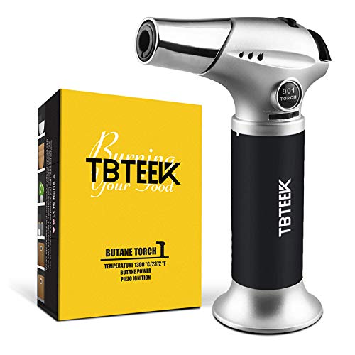 TBTEEK Kitchen Torch, Fit All Tanks Butane Torch Cooking Torch with