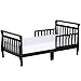 Dream On Me Classic Sleigh Toddler Bed, Black