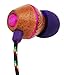 House of Marley EM-JE013-RO People Get Ready Jammin In-Ear Headphone with 3-Button Mic - Royal