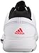 adidas Performance Women's Barricade Court 2 W Training Footwear,White/Metallic Silver/Black,8.5 M US