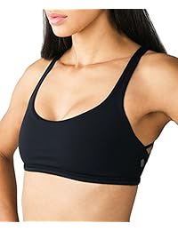 QUEENIEKE Sujetador deportivo de yoga para dama Soporte ligero Strappy to Be Bra