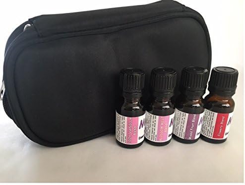 Aroma Diffuser essential oil blends- CASE with SCENTS FOR HER kit- 100% pure oil