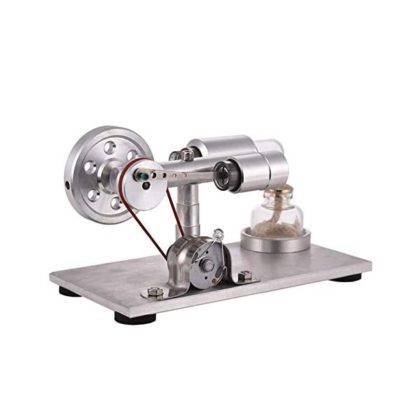 LSHUNYDE Modell Generator Dampfmaschine Modell, Diysolar Energy Engine Externe Verbrennungsmaschine, Schule…
