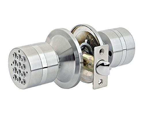 Neretva Smart Lock - Keyless Home Entry,99 Keyless Electronic Keypad Lock,Satin Nickel