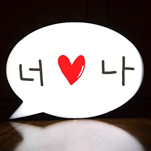 Speech Bubble Light Box, DIY Cinema Light Box, LED Lighting Box Dry Erase Board Light with Handwriting Message Board for –New Look Decorative Signs for Wall Table House Decoration (White + Black)