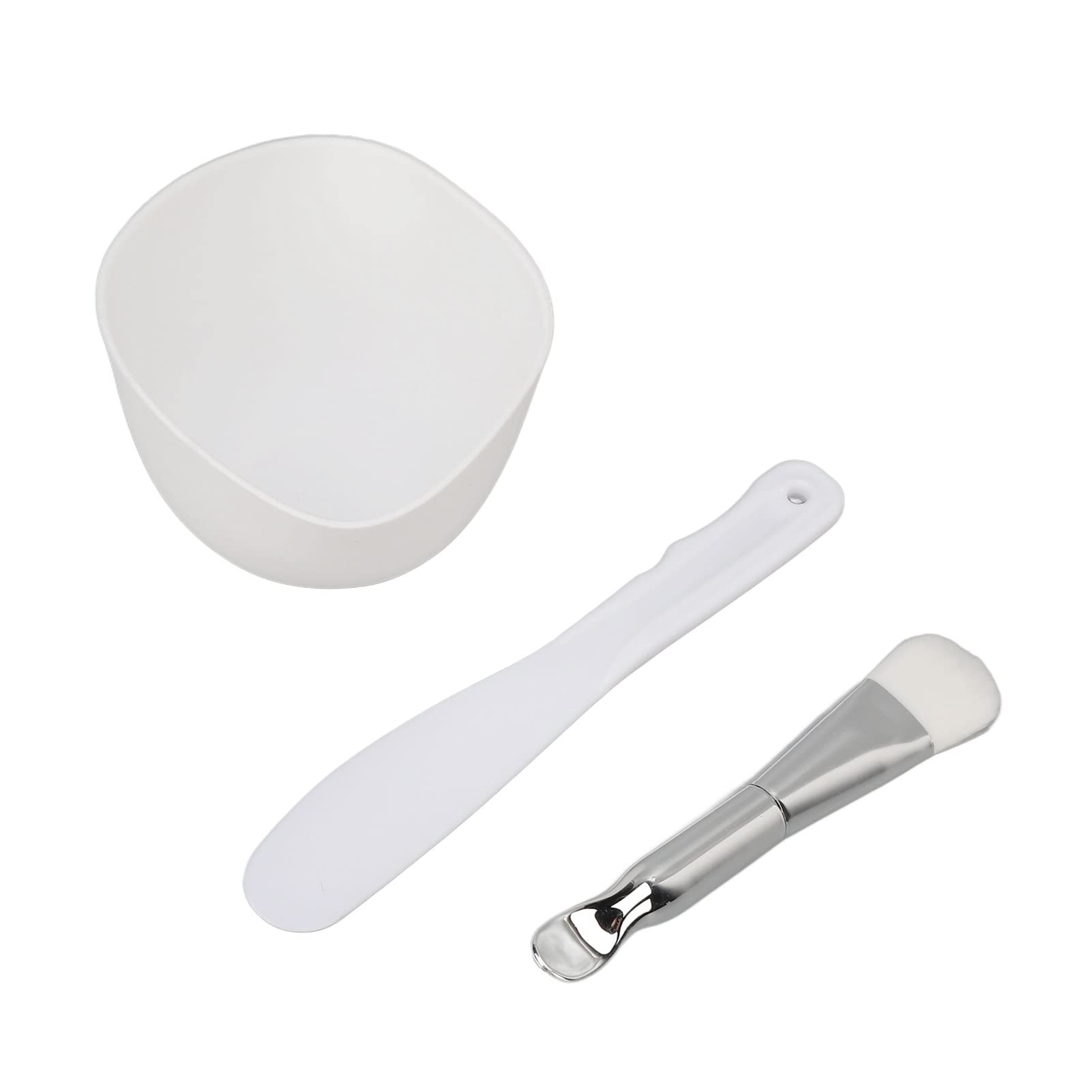 Portable Face Mask​​ Mixing Bowl Set with Spatula & Soft Brush - Ideal DIY Skincare Tool for Home and Travel