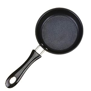 （12cm）HHuin Mini Non-Stick Pan Platte Wok Steak Koekenpan Wok Pannenkoek Ei Dumpling Omelet Pan Inductie Fornuis…