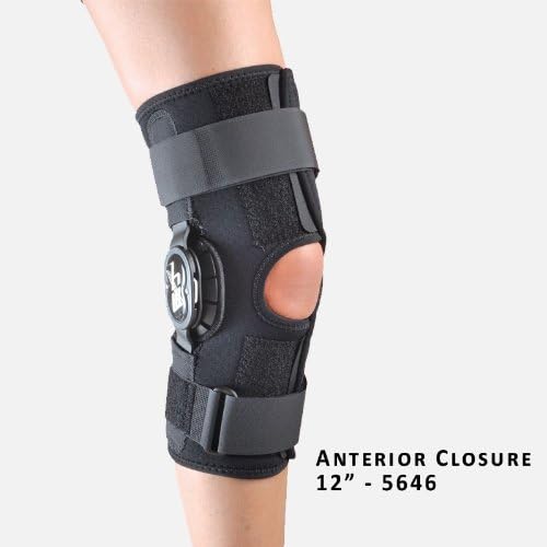 Hely Weber Velocity Hinged Knee Brace - S 12" Anterior Closure