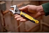 Stanley Adjustable Wrench 30 x 200 mm Protective Finish Bi-Material Handle view 17