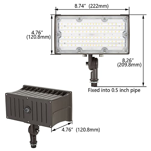 1000LED 70W LED Flood Light Photocell Sensor Outdoor Spot Light Supper