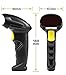 Barcode Scanner Wireless USB Handheld 1d WS1, Wireless & Wired 2-in-1 2.4GHz Multifunction Scanner 328 Feet Transmission Range, for Supermarkets, Stores, Warehouse, Logistics,etc.