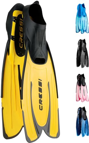 Cressi Agua Schwimmflossen, Gelb, 35/36
