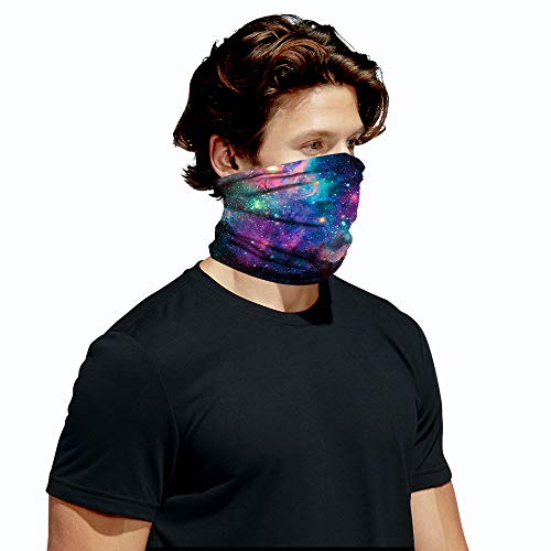 Ezer Unisex Cycling Face Bandana Cover - Multifunctional Headband Neck Gaiter, Sports Balaclavas (Mix Color)