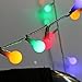 Ball Fairy Lights, 39 ft 100 LED Colorful Globe Fairy Light with 31V Plug Multicolor with Wireless Remote Control and Timer 6 Modes Dimmable