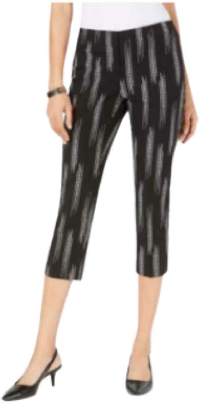 high waisted white capris