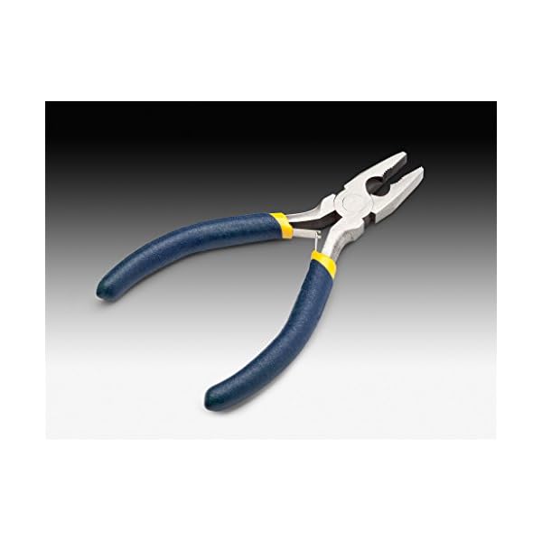 Revell Revell_39078 39078 Mini Kombizange fÃ¼r zahlreiche Anwendungen in Haushalt, Schule, Beruf und Hobby Modellbau-und BastelzubehÃ¶r, Blauer Griff, LÃ¤nge ca. 11,5 cm – Bild 3