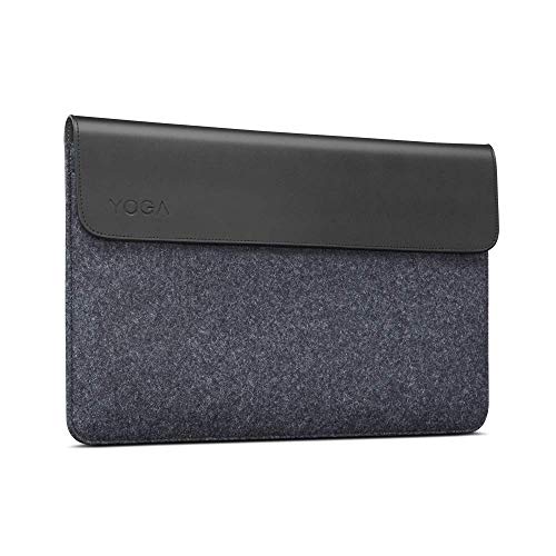 Ripley - LENOVO YOGA - FUNDA PARA PORTÁTIL DE 14' FIELTRO DE PIEL Y LANA  CIERRE MAGNÉTICO BOLSILLO PARA ACCESORIOS GX40X02932