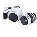 2 Pack - Movo Lens Mount Cap and Body Cap for Pentax DSLR Camera - (4 Caps)