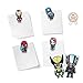 HXDZFX The Avengers Refrigerator Magnets-Marvel Heroes Fridge Magnets- Set of 14 Marvel Characters-Final Battle Perfect Decorative Magnet