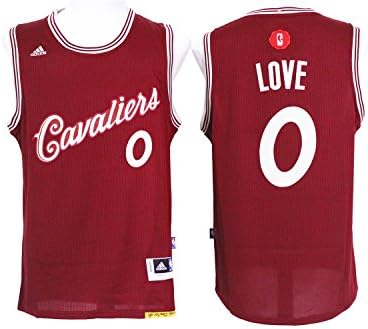 Cavaliers 0 Kevin Love Red 2015-16 Christmas Day Swingman Jersey Size-S