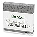 Bonza by Leash Boss Large Collapsible Dog Bowls Twin Pack, Portable Dog Water Bowls for Medium to Large Dogs, Lightweight, Sturdy, Leak Proof, Food Safe, Premium Quality Travel Pet Bowl Solution