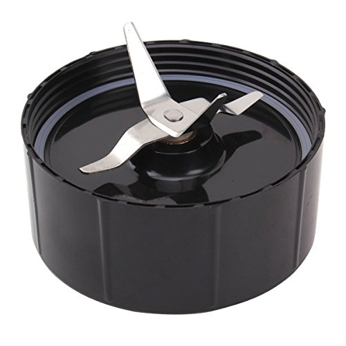 Sduck Cross & Flat Shaver Blades & 4 pcs Gaskets Replacement Part For Magic Bullet Blender Food Processor - Thumbnail 3
