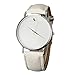Geneva Fashion Unisex Womens Mens Minimalist Leather Wrist Watch