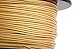 HATCHBOX 1.75mm Gold PLA 3D Printer Filament, 1 KG Spool, Dimensional Accuracy +/- 0.03 mm, 3D Printing Filament