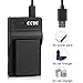 CCYC DMW-BLG10, DMW-BLE9 USB Fast Charger for Panasonic DMW-BLG10PP, DMW-BLE9E Battery, Lumix DMC-GF3, DMC-GF5, DMC-GF6, DMC-GX7, DMC-GX85, DMC-LX100, DMC-ZS60, DMC-ZS100 Digital Cameras
