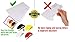 ALAZCO 4pc Efficient Package and Letter Opener Envelope Slitter For Desk Office Tool Shop Home and School 4 color (Black, Red, White, Yellow)
