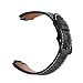 Balerion-Watch Band for ZenWatch 3,Quick Release Genuine Leather Replacement Watch Band with stailess Steel Buckle for ZenWatch 3-Black