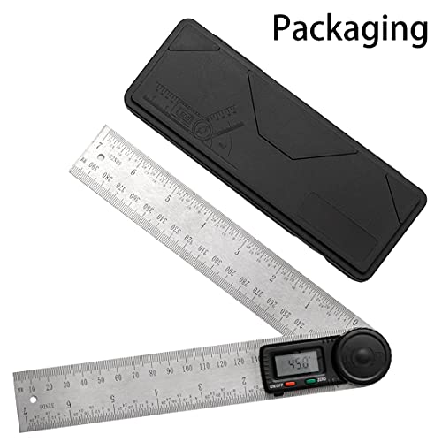 OLI Digital Angle Finder Protractor, 2in1 Stainless Steel Angle Finder Ruler with 7inch/200mm