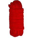 Namee High Quality Silky Japanese Clothing Bondage Ultra Soft Rope Strap Restraints Kit for Couples Sex Games (Red)