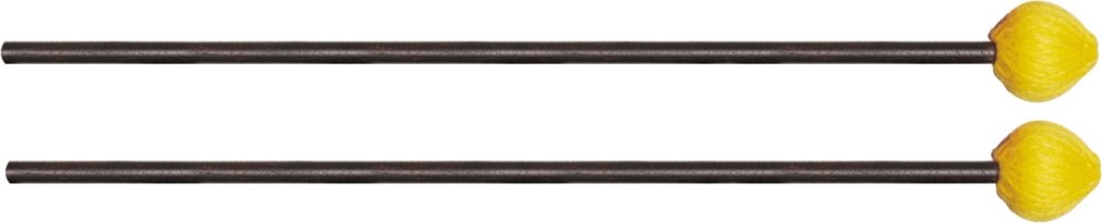 Vic FIrth - American Custom® Marimba Mallets - M3 - Synthetic Yarn - Medium Mushroom head - Yellow — image 1
