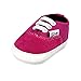BENHERO Baby Boys Girls Canvas Toddler Sneaker Anti-slip First Walkers Candy Shoes 0-24 Months 12 Colors (13cm(12-18months), Rose)