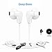 Fourcase Bluetooth Headphone/Earphones/Eaubuds/Headset Wired with Microphone & Remote Control Noise Canceling Sweatproof Compatible IP XS/XR/ XS Mas,IP 7/8/X/7 Plus/8 Plus