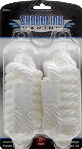 Shoreline marine fender line and rope keeper